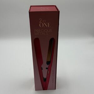 Red 2-in-1 Hair Straightener and Curler